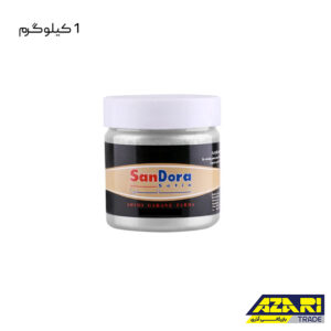 رنگ تزئینی نقره ای ساندورا کد 130 کوارت