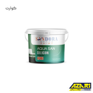 رنگ اکریلیک آکواسان ساندورا کد 203 کوارت