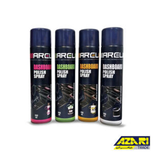 اسپری پولیش داشبورد براق کننده و تمیز کننده خودرو آرل حجم 300 گرم