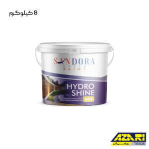 لاک آب گریز هیدروشاین شفاف ساندورا کد 606 دبه