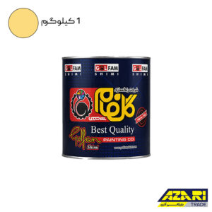 رنگ روغنی سوله کرم روشن گلفام کد 301 کوارت